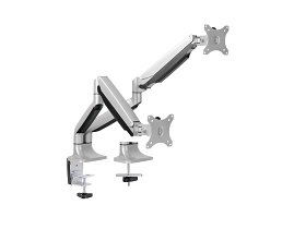 Dual Monitor Thin Gas Spring Assisted Aluminium Monitor Arm